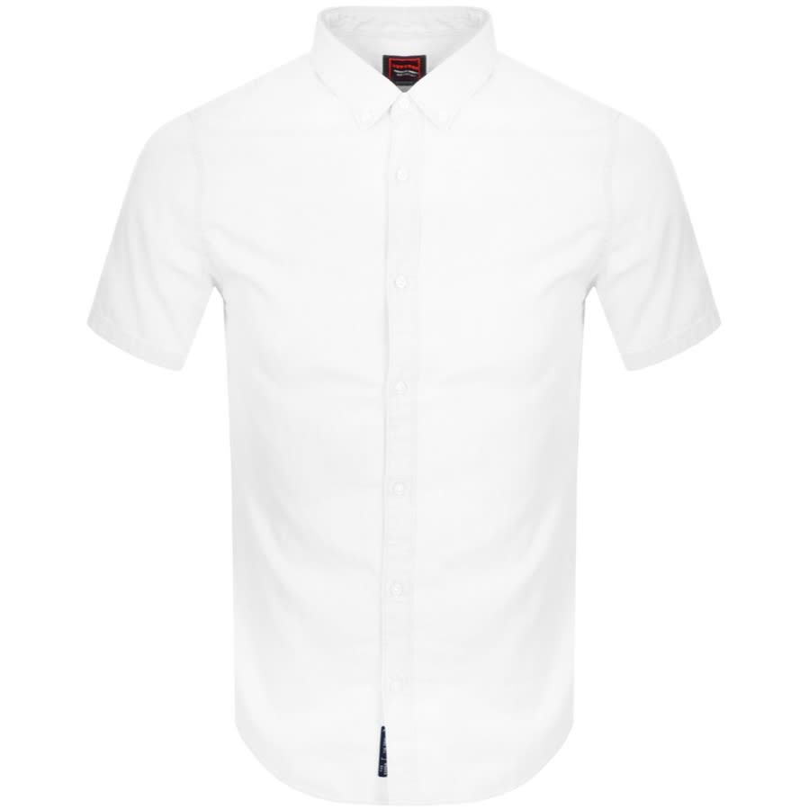 Alternative Image for ProductSuperdry Oxford Short Sleeved Shirt White1
